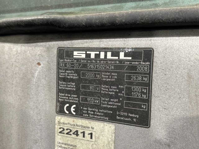 1457413-11 Truckar 2 st - Still, BT (Reparationsobjekt)