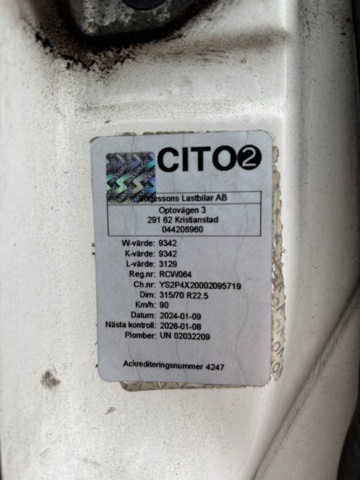 918925-10 Truck - Scania P320 4x2 9.3 Manual, 320hp, -2014