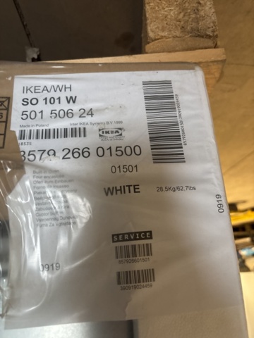 1372851-5 Inbyggnadsugn – IKEA SO 101 W