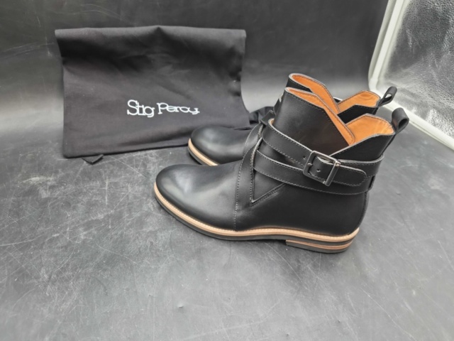 1462480-1 Boots – Stig Percy, leather, black, women's, size 41