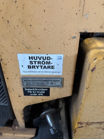 1372847-15 Dieseldriven motviktstruck - Stocka 3060 - 1992