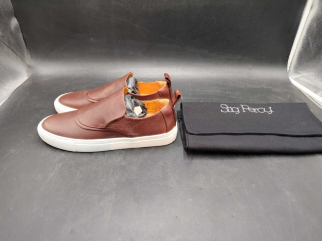 1462486-1 Slip-on shoes - Stig Percy, men's, size 46, brown