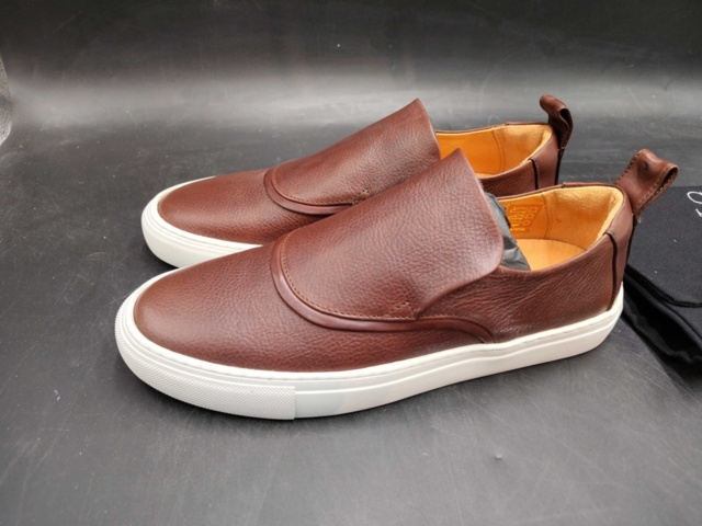 1462486-2 Slip-on shoes - Stig Percy, men's, size 46, brown