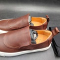 1462486-4 Slip-on shoes - Stig Percy, men's, size 46, brown