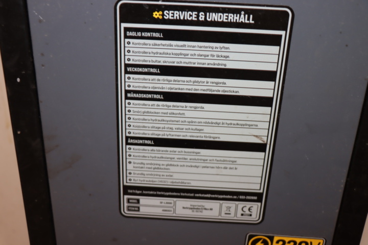 1295819-8 Saxlift Pela SF-L3000