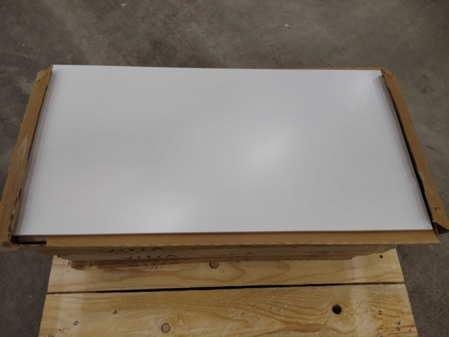 1466135-2 Tiles, 6.3 sq m – Höganäs Kakel, White R, White Mat, 297x597x7.5 (1140-0090)