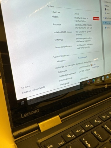 1388772-4 Lenovo ThinkPad X1 Yoga
