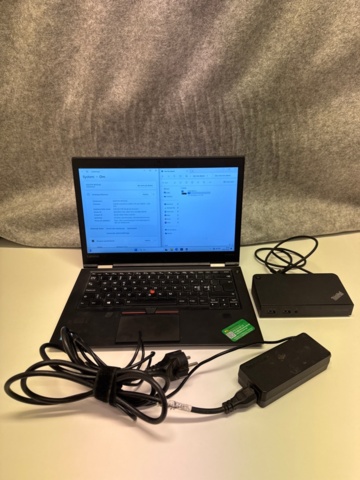 1388773-1 Lenovo ThinkPad X1 Carbon Gen 4 med dockstation