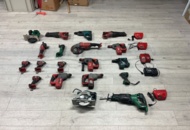 1430101 Samling med elmaskiner - Makita, Hikoki, Milwaukee