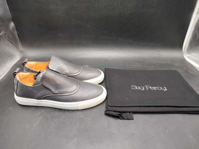 1468538-2 Skor slip-on - Stig Percy, dam , stl 38 , grå