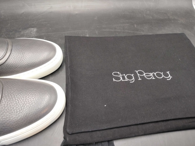 1468540-3 Skor slip-on - Stig Percy, dam , stl 39 , grå