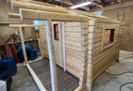 1468584 Svensk nytillverkad timmerstuga