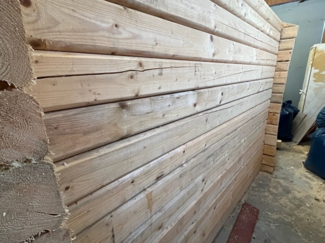 1468584-10 Svensk nytillverkad timmerstuga