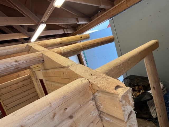 1468584-13 Svensk nytillverkad timmerstuga