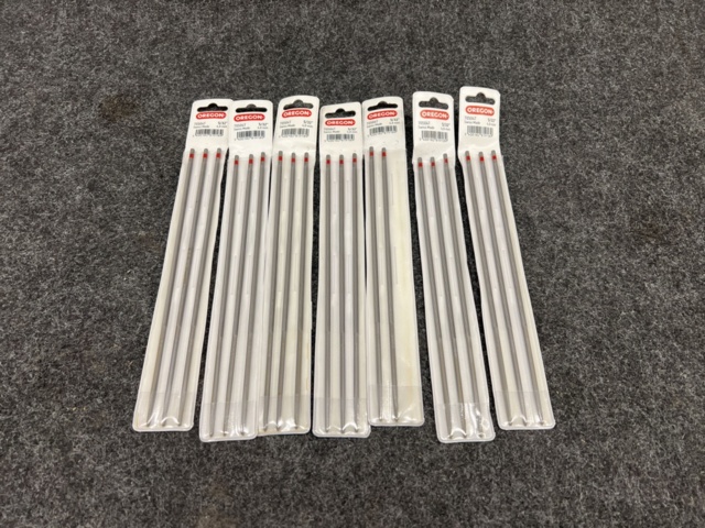 1448021-1 7 st förpackningar Oregon rundfil till kedjesåg