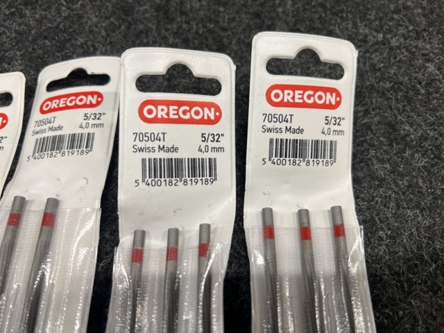 1448021-2 7 st förpackningar Oregon rundfil till kedjesåg