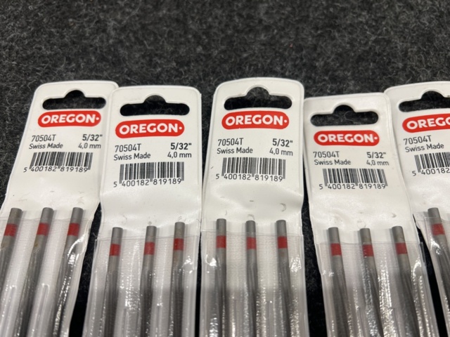 1448021-3 7 st förpackningar Oregon rundfil till kedjesåg