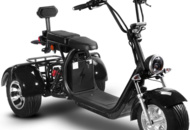 1466571 Fatscooter Trehjuling 2000W | Moped klass 1 - Svart