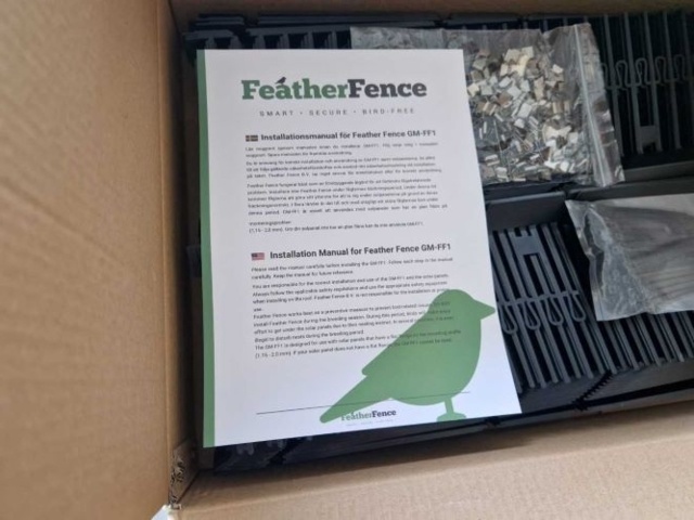 1468847-2 Fågelskydd för solpaneler 30 m