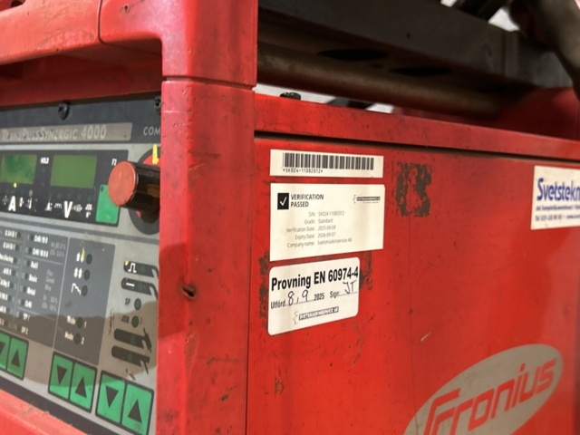 1457429-8 MIG/MAG welding with cooler - Fronius TransPuls Synergic 4000