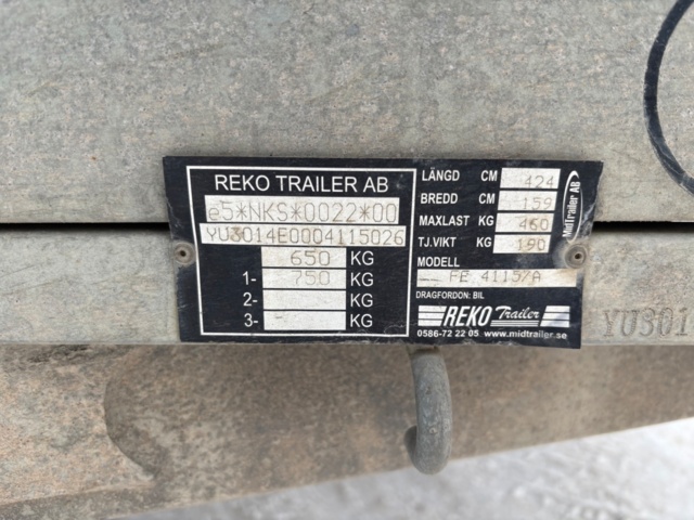 918930-13 Trailer - Rekotrailer FE 4115