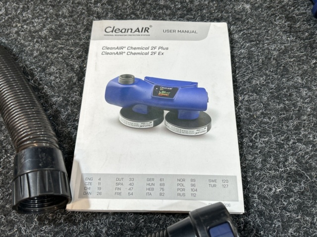 1457433-7 Fan-assisted respirator with accessories - CleanAIR Chemical 2F
