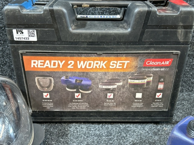 1457433-8 Fan-assisted respirator with accessories - CleanAIR Chemical 2F