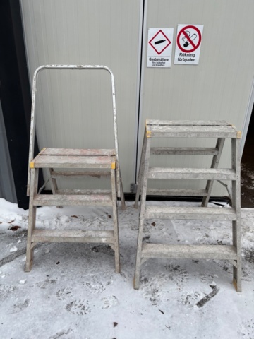 918935-1 Samling med trappstegar - bl.a. Wibe