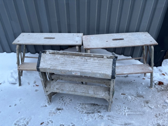 918935-5 Samling med trappstegar - bl.a. Wibe