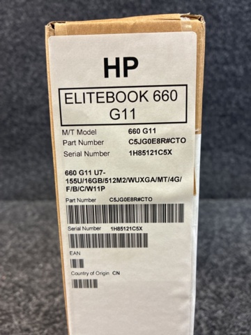 1470507-2 Laptop HP Elitebook 660 G11