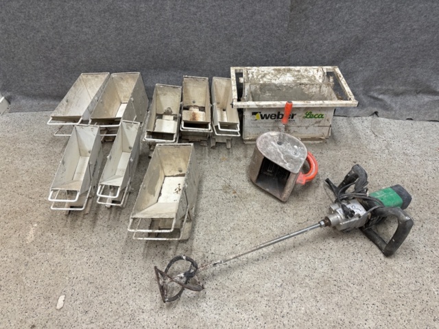 1410862-1 Bruksblandare och brukslådor - KGC, Weber m.fl.