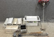 1410863 Bruksblandare och murbrukslådor m.m - Niko, Weber m.fl.