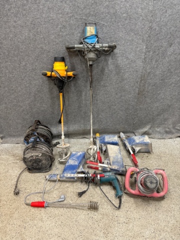 1410864-1 Bruksblandare och murbruksverktyg - Soroto, Servotool, Makita m.fl.