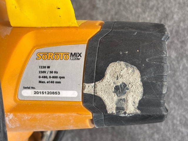 1410864-5 Bruksblandare och murbruksverktyg - Soroto, Servotool, Makita m.fl.