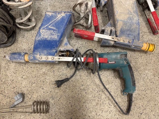 1410864-6 Bruksblandare och murbruksverktyg - Soroto, Servotool, Makita m.fl.