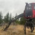 1447266-1 Timber crane with cabin Loglift F108S -2016