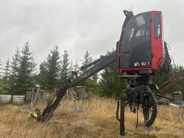 1447266-1 Timber crane with cabin Loglift F108S -2016