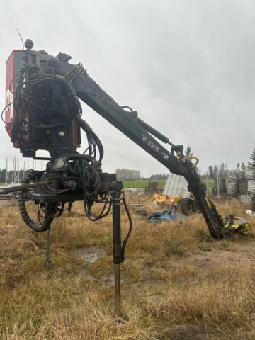 1447266-2 Timber crane with cabin Loglift F108S -2016