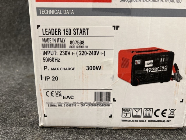 1468706-4 Batteriladdare Leader 150