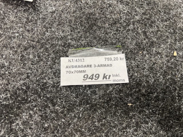 1468712-3 Avdragare 3-armad KUKKO 43-12