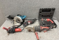 1410868 Samling med elmaskiner - Flex, Milwaukee, Runsven m.fl.