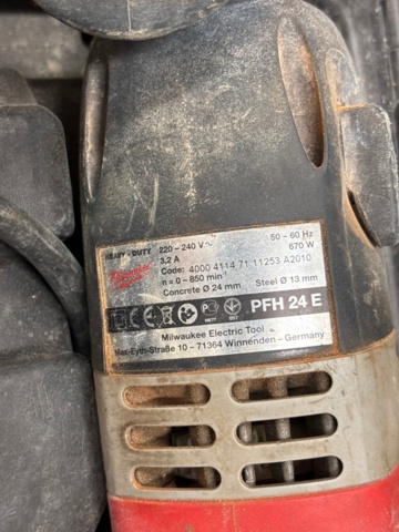 1410868-3 Samling med elmaskiner - Flex, Milwaukee, Runsven m.fl.