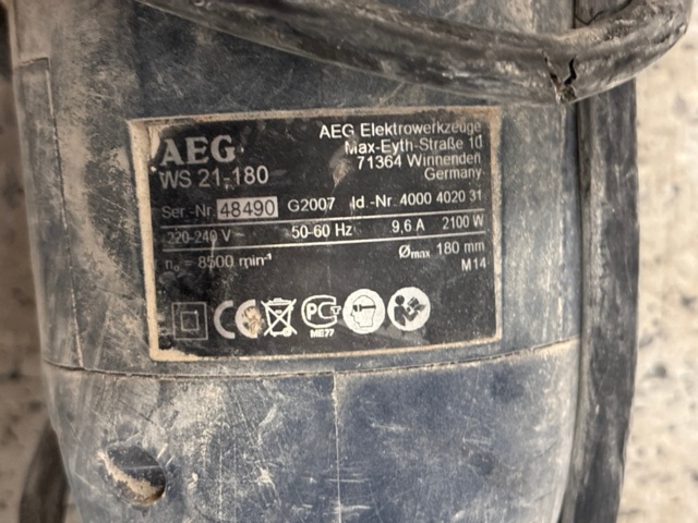 1410869-8 Samling med elmaskiner - Niko, Soroto, Metabo, AEG m.fl.