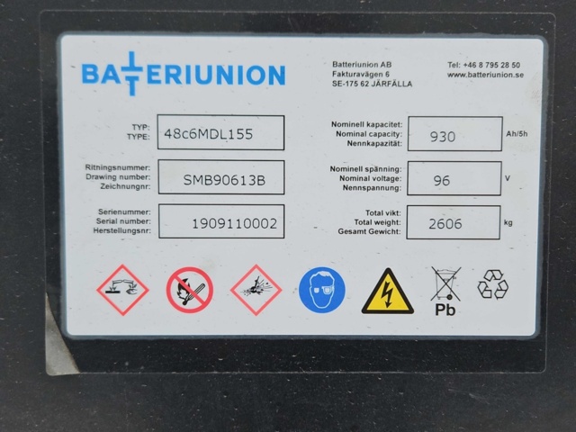 1444821-16 Eltruck – Semax P35L-E med gaffelaggregat