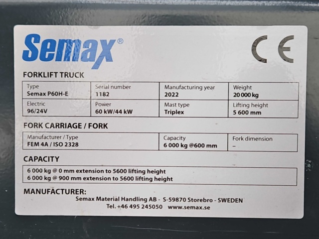 1444822-28 Eltruck – Semax P60H-E