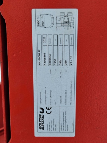 1444823-2 Pappersklämma/Balgrip – Bolzoni Auramo RA-600NJE