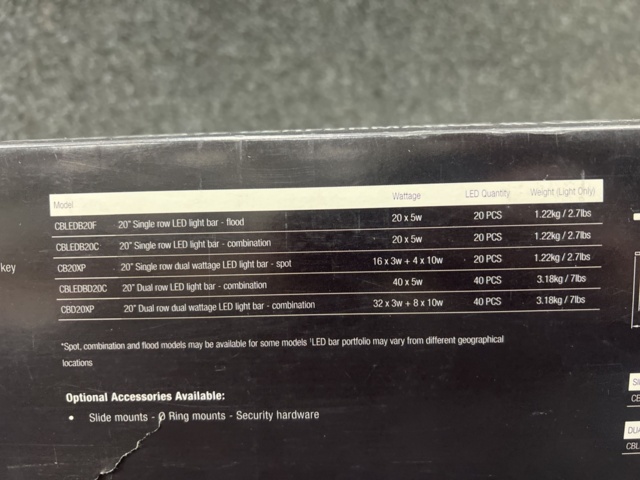 1468735-6 LEDramp 20" LightForce CBD20XP