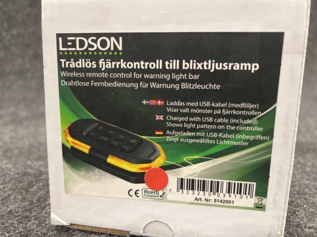 1468750-2 Wireless remote control for LEDSON flash light bar