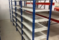 1410876 Plåthyllsystem 7 sektioner