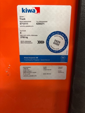 1410879-13 Fyrvägstruck - BT FRE270 -2013